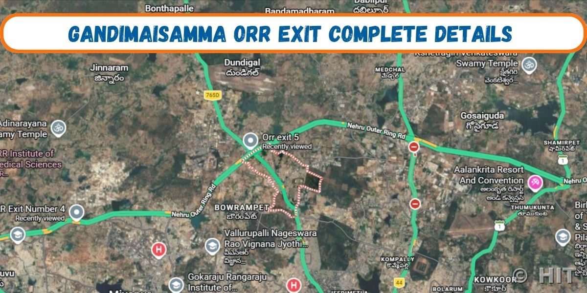 Gandimaisamma ORR Exit Number Details, Connectivity, Distance